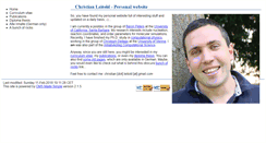 Desktop Screenshot of christian.leitold.info